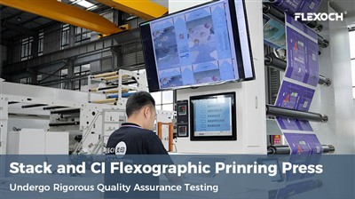 CHANGGONG STAC turi va CI tipidagi flexografik bosib chiqarish press ishlab c...