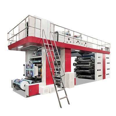 8 rang ci flexo bosib chiqarish mashinasi